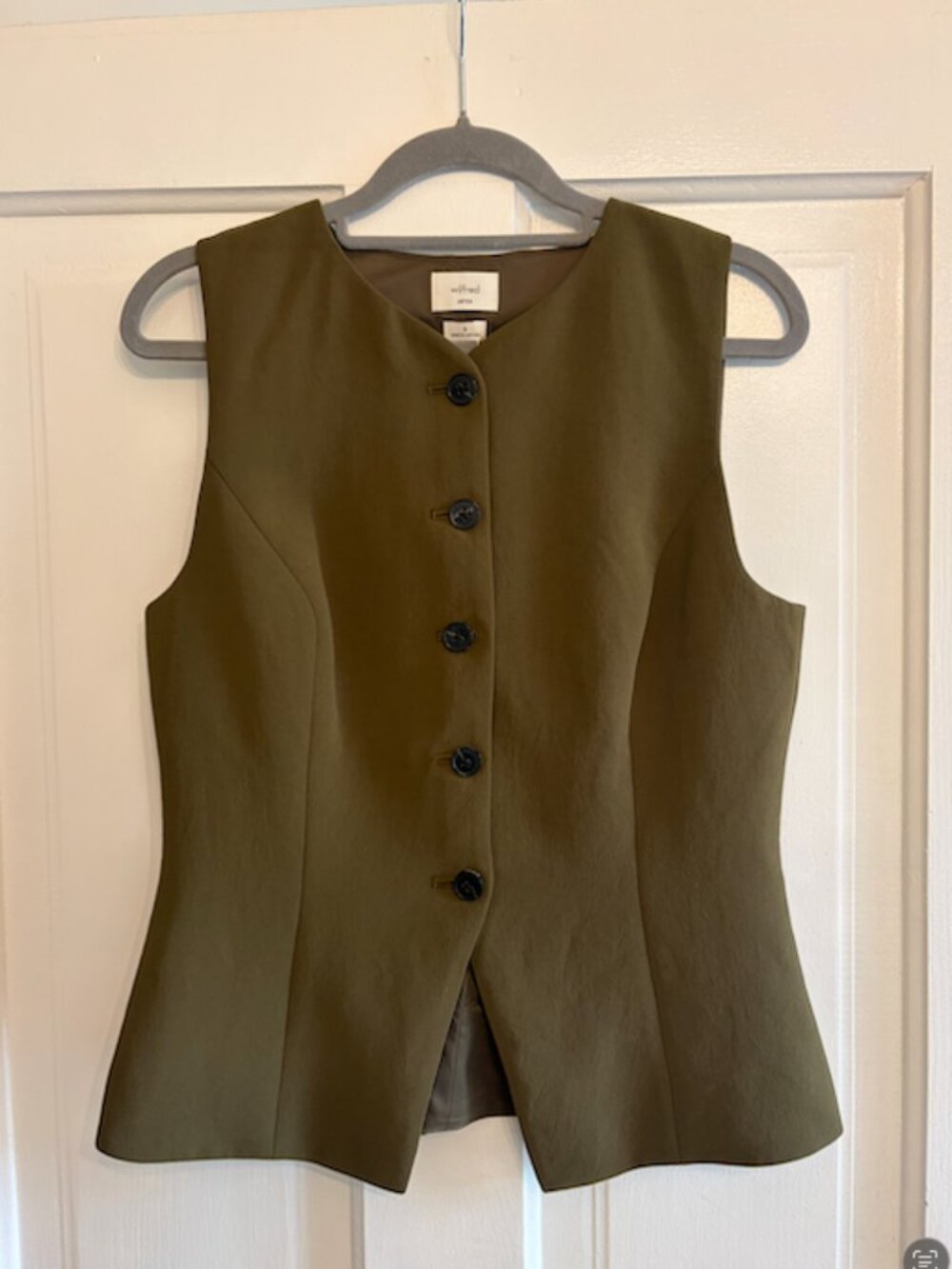 Aritzia Olive Vest Top (6) - NWT
